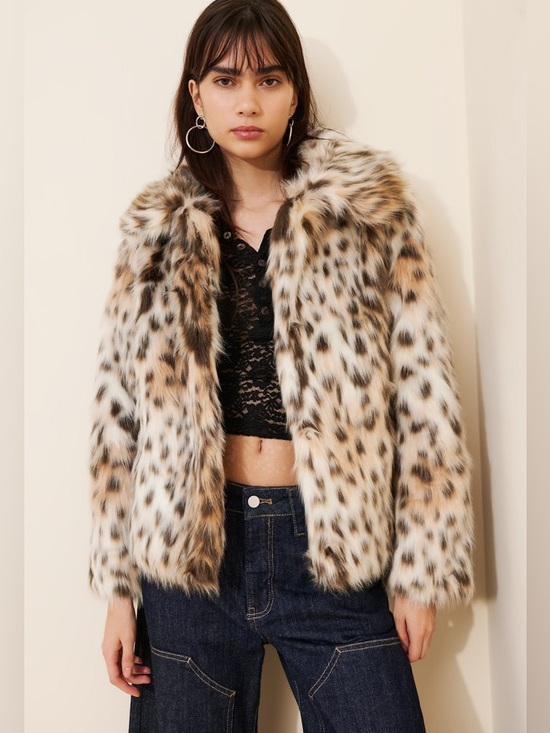 Jason Wu Jackets & Blazers - NWT Jason Wu Leopard-Print faux fur &faux leather jacket